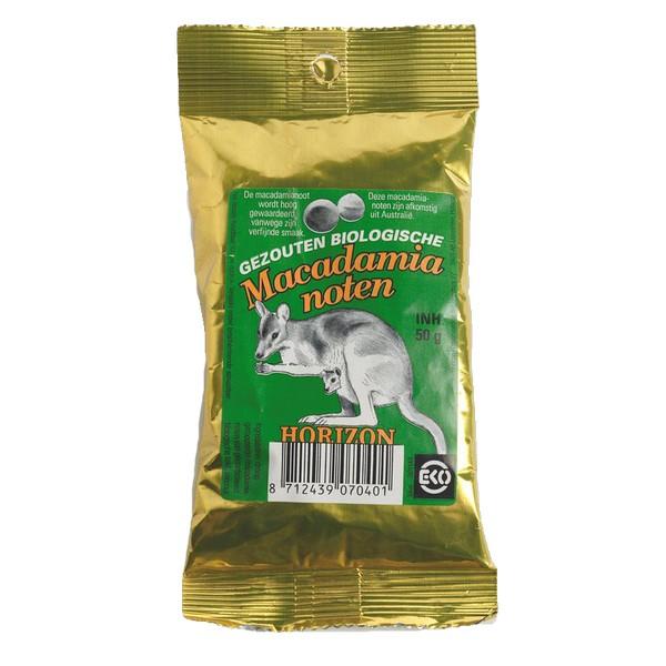 HORIZON NOIX DE MACADAMIA GRILLEES SALEES 100GR BF12