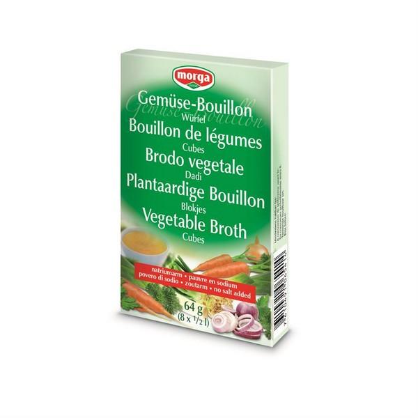 MORGA BOUILLON DE LEGUMES CUBES 64G (8X12L) BF12