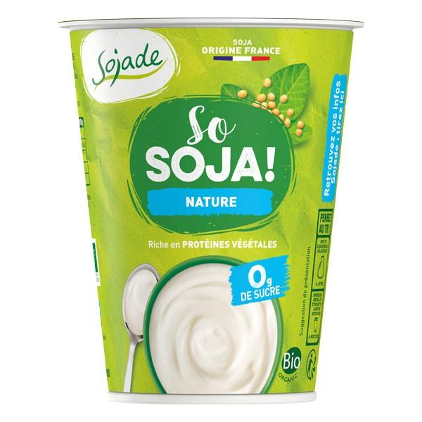 SOJADE YAOURT DE SOJA NATURE 400GR BF6