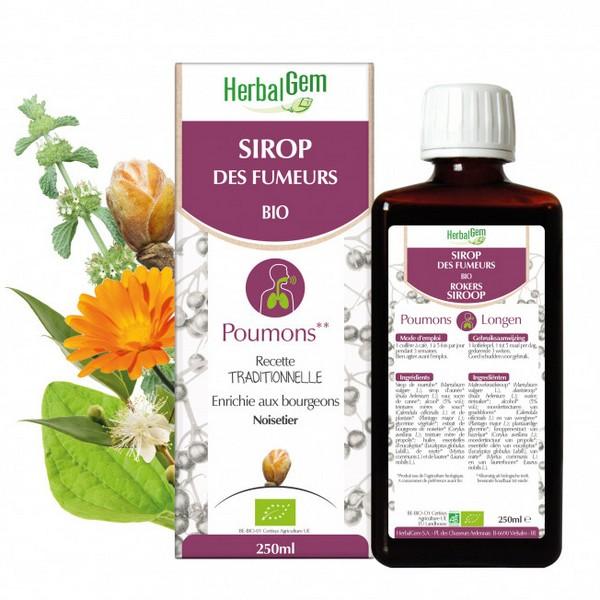 HERBALGEM SIROP DES FUMEURS POUMONS 250ML PR