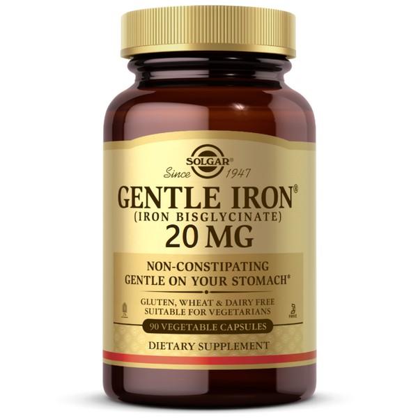 SOLGAR GENTLE IRON FER 20MG 90X CAPSULES SG