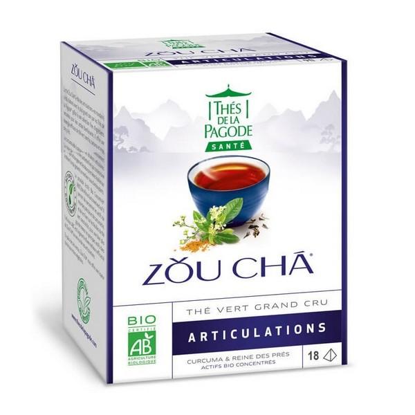 THES DE LA PAGODE THE VERT GRAND CRU ZOU CHA ARTICULATIONS 18X SACHETS TDP