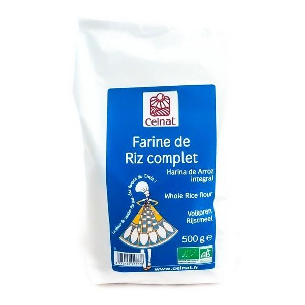 CELNAT FARINE RIZ COMPLET 500GR CN6