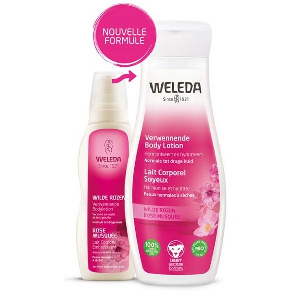 WELEDA LAIT CORPOREL EMBELLISSANT ROSE MUSQUE 200ML MR1