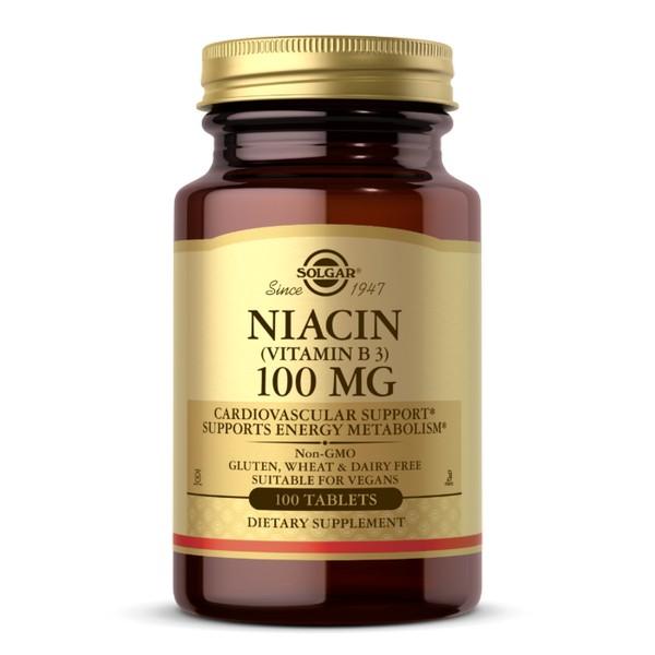 SOLGAR NIACIN 100MG 100X TABLETS SG