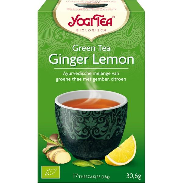 YOGI TEA THE VERT GINGEMBRE CITRON 17X SACHETS 30,6GR BF6