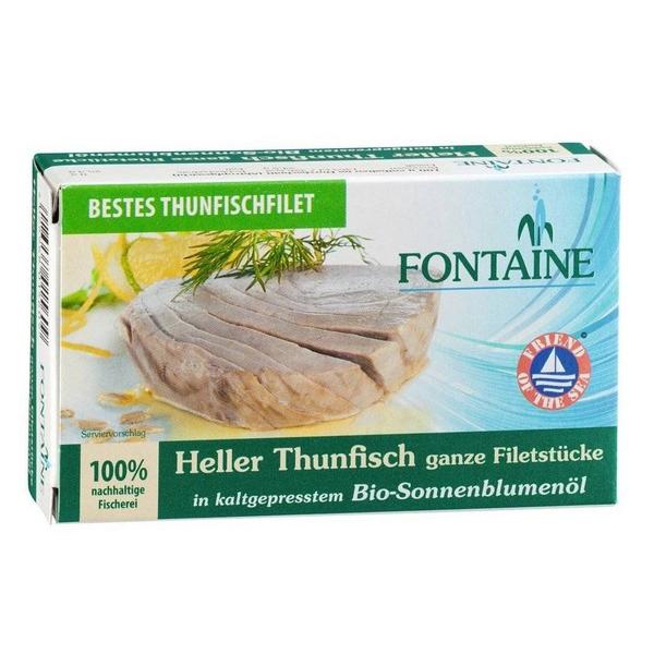 FONTAINE THON BLANC A L'HUILE DE TOURNESOL 120GR BF10