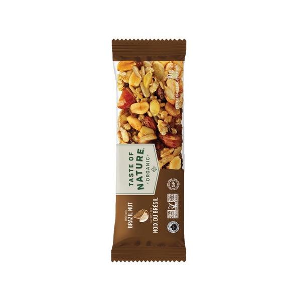 TASTE OF NATURE BARRE NOIX DU BRESIL 40GR MR16