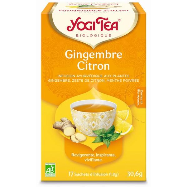 YOGI TEA GINGEMBRE CITRON 17X SACHETS 30,6GR BF6