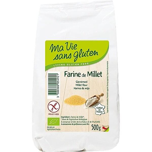 MA VIE SANS GLUTEN FARINE DE MILLET 500GR HY6