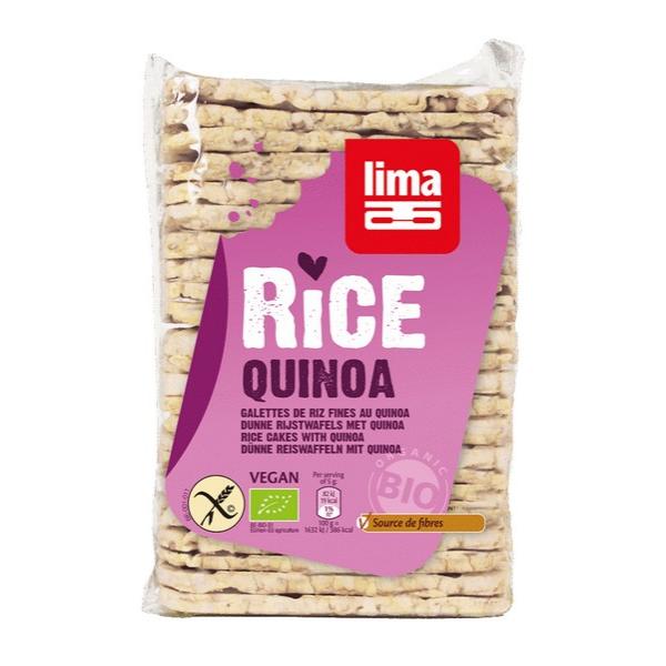 LIMA GALETTES DE RIZ FINE AU QUINOA RECTANGLE 130GR MR12