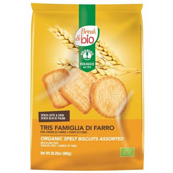 PROBIOS BREAK&BIO BISCUITS ASSORTIS A L'EPEAUTRE 800GR VJ6