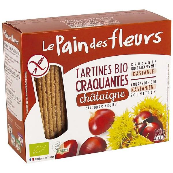 LE PAIN DES FLEURS TARTINES CHATAIGNE 150GR HY12