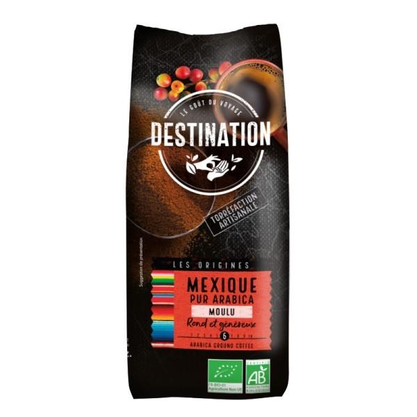 DESTINATION CAFE MEXIQUE PUR ARABICA MOULU 250GR BF12