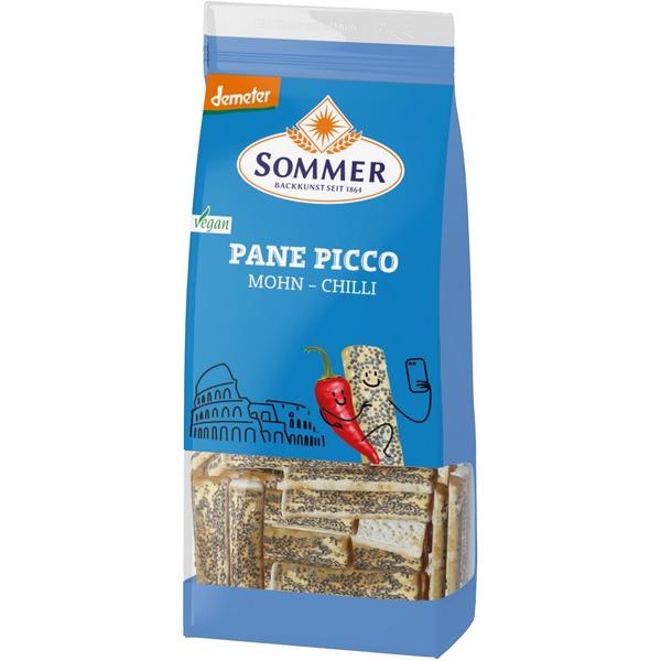 SOMMER SNACKS PANE PICCO AUX GRAINES DE PAVOT & PIMENT 150GR HY