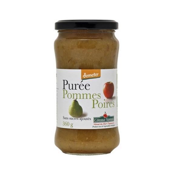 COTEAUX NANTAIS PUREE POMMES POIRES 360GR HY6