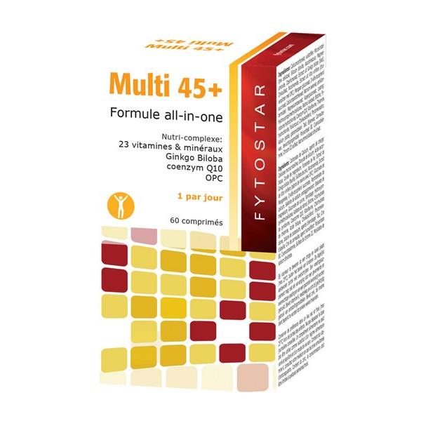 FYTOSTAR MULTI FIT 45+ FORMULE ALL-IN-ONE 60 COMPRIMÉS OCB