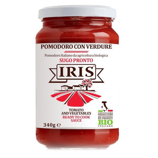 IRIS SAUCE TOMATE AUX LEGUMES 340GR CN12