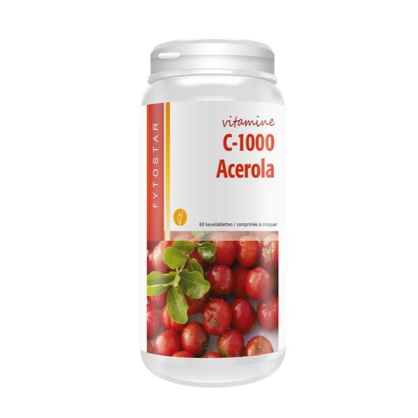 FYTOSTAR VITAMINE C-1000 ACEROLA 60 COMPRIMÉS OC