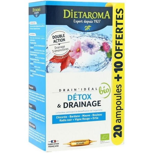 DIETAROMA DRAIN'IDEAL DETOX 30X 15ML AMPOULES MN