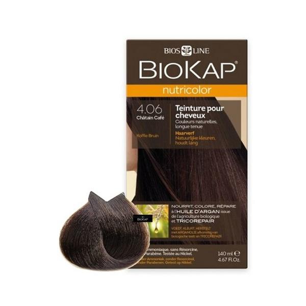 BIOKAP 4.06 CHATAIN CAFE 140ML NUTRICOLOR MN