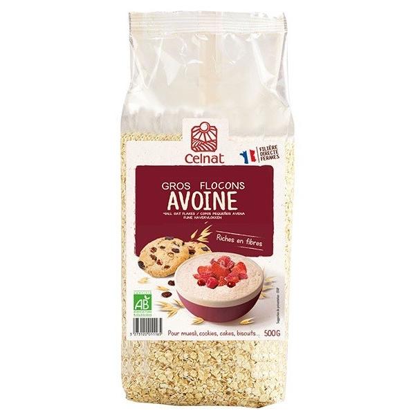 CELNAT GROS FLOCONS AVOINE 500GR CN12