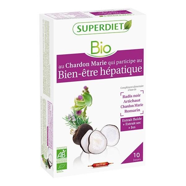 SUPERDIET CHARDON MARIE, BIEN ETRE HEPATIQUE 20X15ML 300ML SD