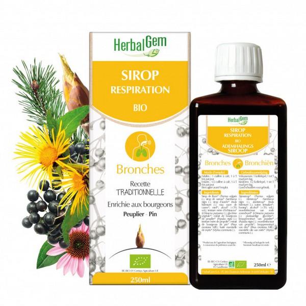 HERBALGEM SIROP RESPIRATION BRONCHES 150ML PR