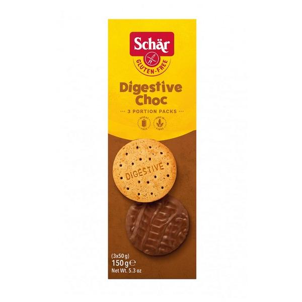 SCHAR BISCUITS DIGESTIVE CHOCOLAT 3X50GR 150GR RV6