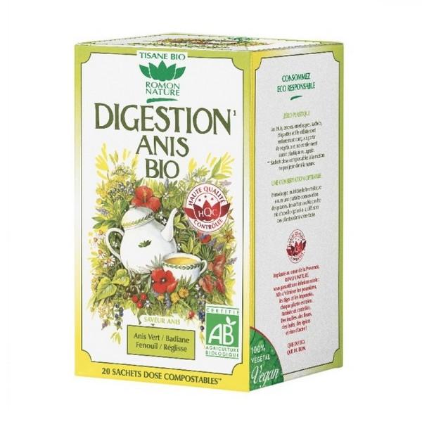 ROMON NATURE TISANE DIGESTION ANIS 20X SACHETS GP