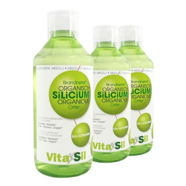 VITASIL SILICIUM ORGANIQUE + ORTIE PROMO 3X 500ML OCB