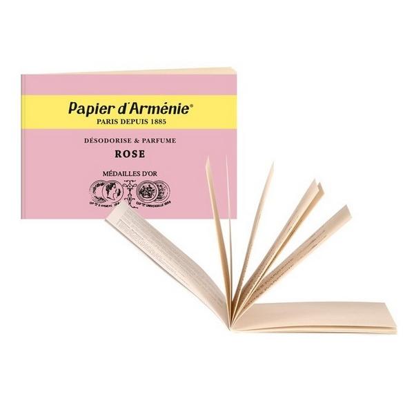 PAPIER D'ARMENIE DESODORISANT ROSE DB30