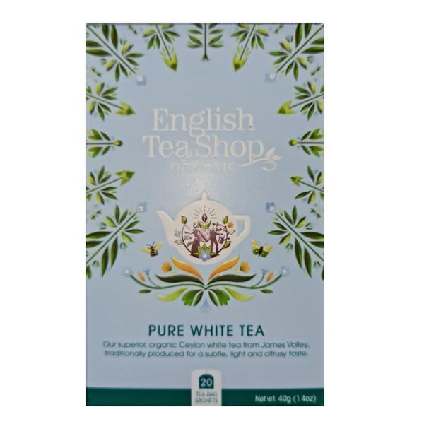 ENGLISH TEA SHOP THE BLANC PURE 20X SACHETS 40GR DEENG