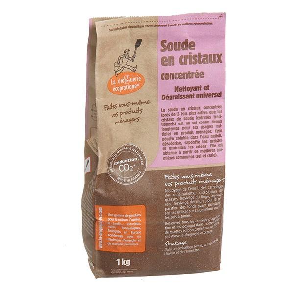 LA DROGUERIE ECOLOGIQUE SOUDE EN CRISTAUX CONCENTREE 500GR MR16