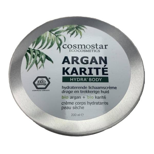 COSMOSTAR CREME HYDRATANTE ARGAN & KARITE 200ML OC