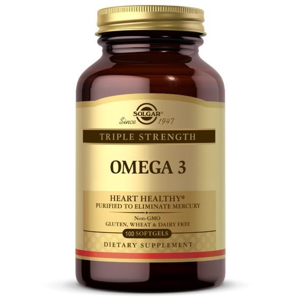 SOLGAR OMEGA 3 TRIPLE STRENGTH 100X GELULES SG