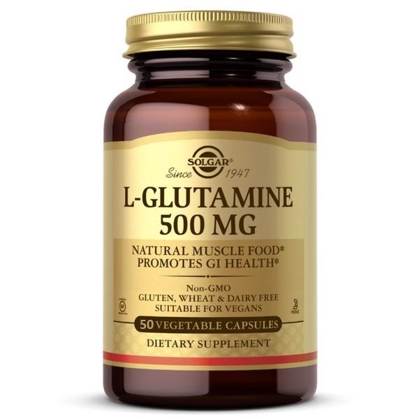 SOLGAR L-GLUTAMINE 500MG 50X CAPSULES SG