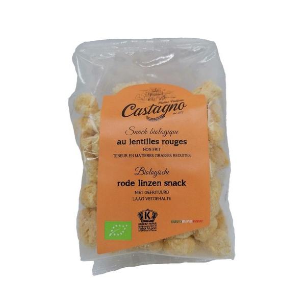 CASTAGNO SNACK AU LENTILLES ROUGES 50GR HY12