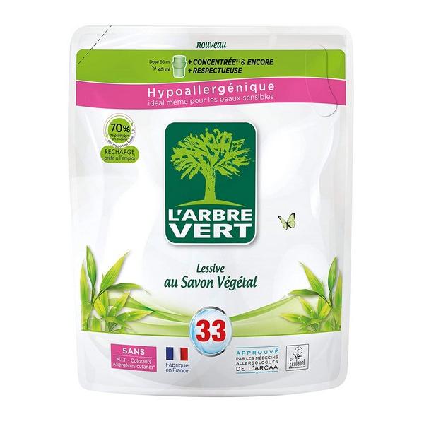 L'ARBRE VERT LESSIVE LIQUIDE VEGETAL RECHARGE 2L CN6