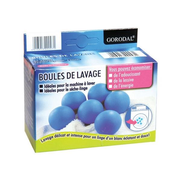 GORODAL BOULES DE LAVAGE 6X BOULES ECO6