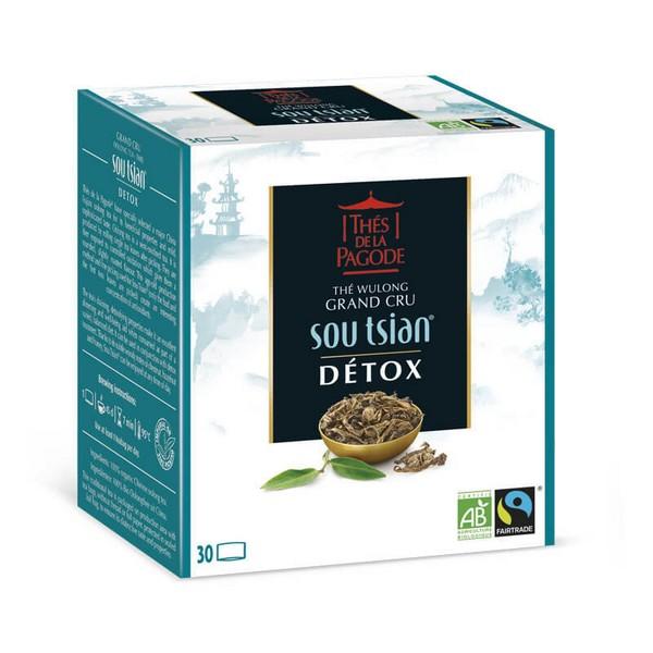 THES DE LA PAGODE THE WULONG GRAND CRU SOU TSIAN DETOX 30X SACHETS TDP