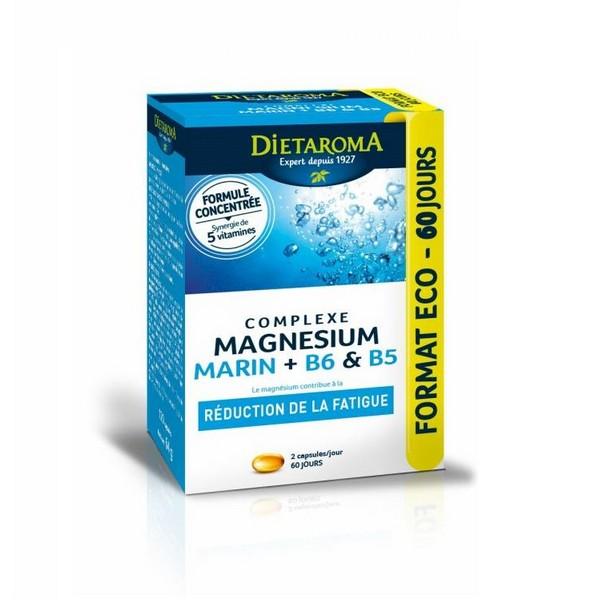 DIETAROMA COMPLEXE MAGNESIUM MARIN + B6 & B5 120X CAPSULES MN