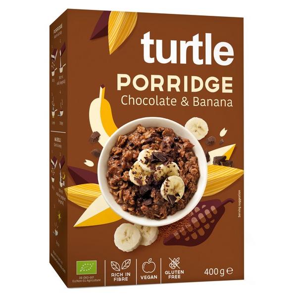 TURTLE PORRIDGE CHOCOLAT & BANANE 400GR BF6