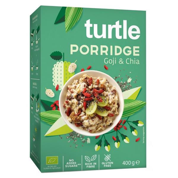 TURTLE PORRIDGE SUPERFOOD GOJI & CHIA 400GR BF6