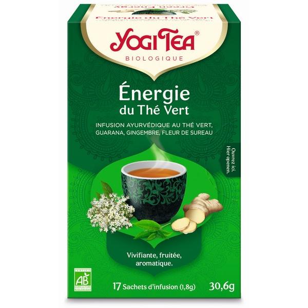 YOGI TEA ENERGIE DU THE VERT 17X SACHETS 30,6GR BF6