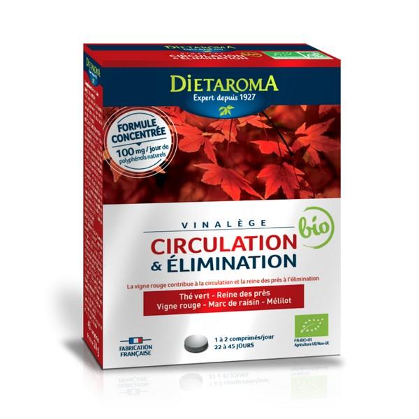 DIETAROMA VINALEGE CIRCULATION & ELIMINATION 45X COMPRIMÉS MN