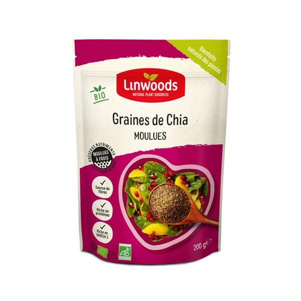 LINWOODS GRAINES DE CHIA 200GR BF6