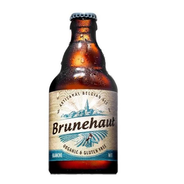 BRUNEHAUT BIERE BLANCHE SANS GLUTEN 5.5% 33CL MV24