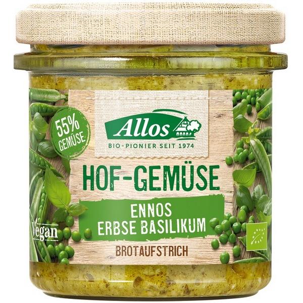 ALLOS FARM VEGETABLES PETITS POIS & BASILIC 135GR BF6