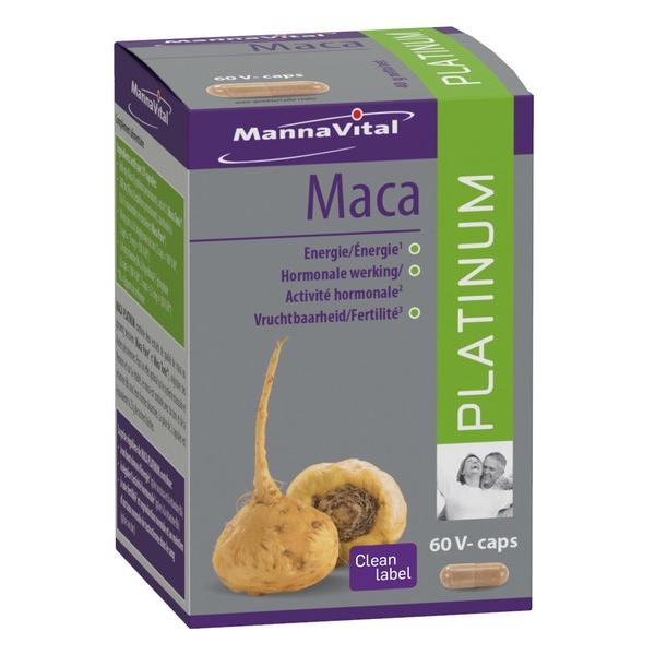 MANNAVITAL MACA PLATINUM 60X CAPSULES MV